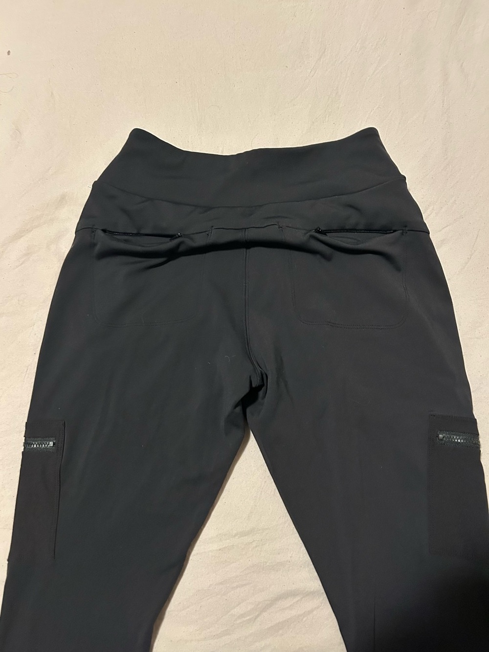Athleta Black Stretch Cargo Ponte Skinny Pants - Picture 8 of 10